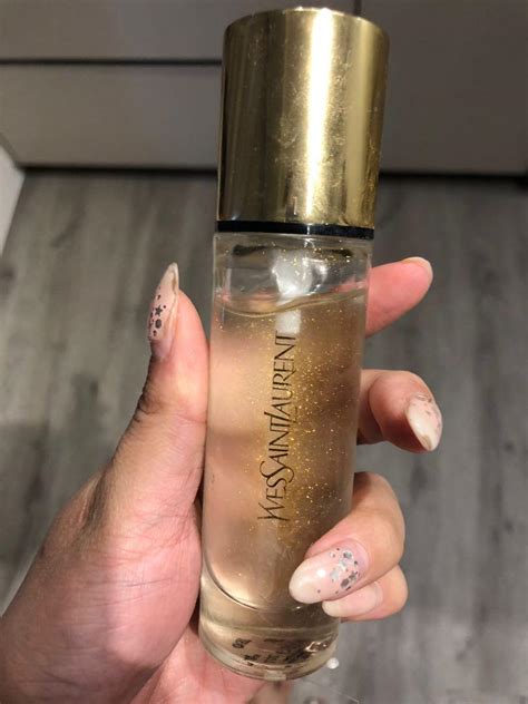 ysl gold glitter primer|touche eclat blur primer.